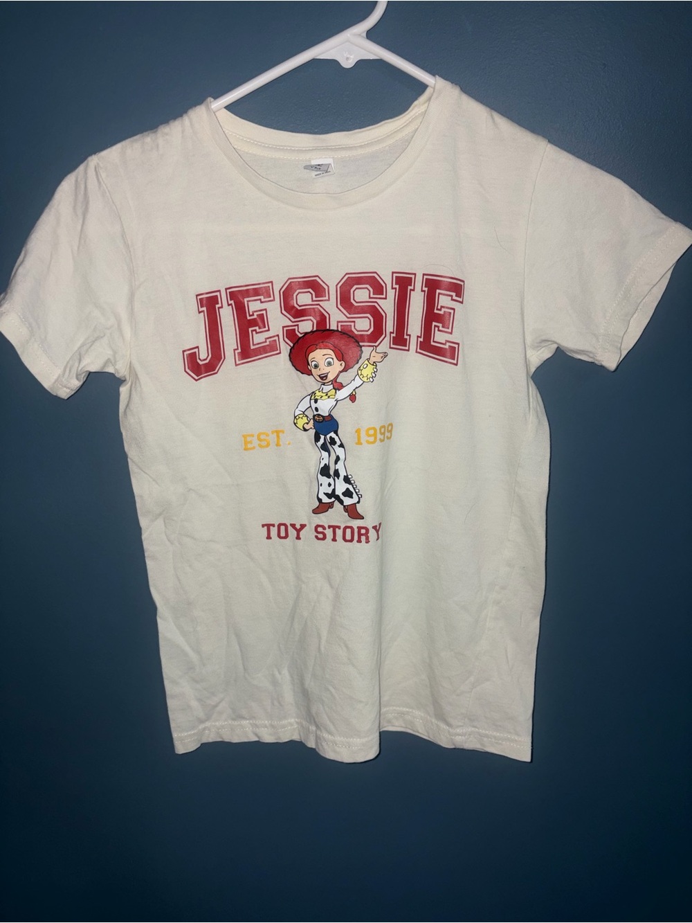 Disney Jessie Graphic Tee - White, Red, Yellow, Black